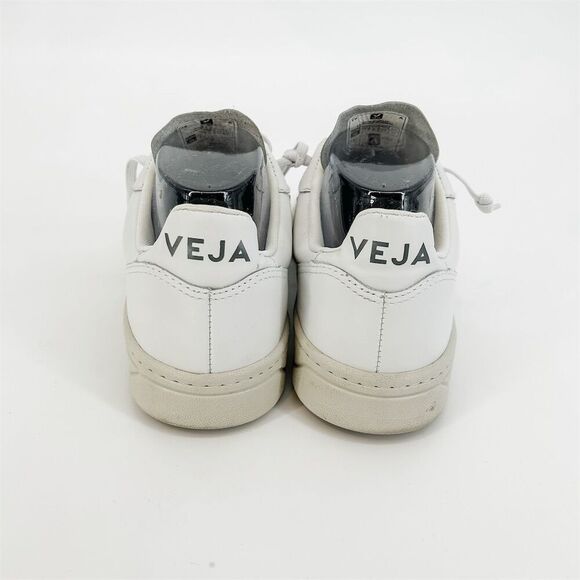 Veja x Free People V-12 White Leather Sneakers Casual Athletic size 8/39 - Picture 7 of 9